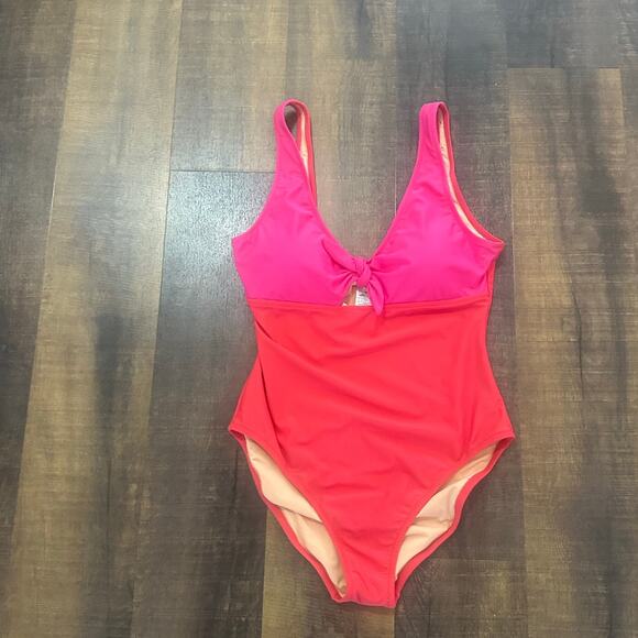 NWT J.Crew One-Piece Cutout Swimsuit with Bow Size XL - Picture 9 of 9